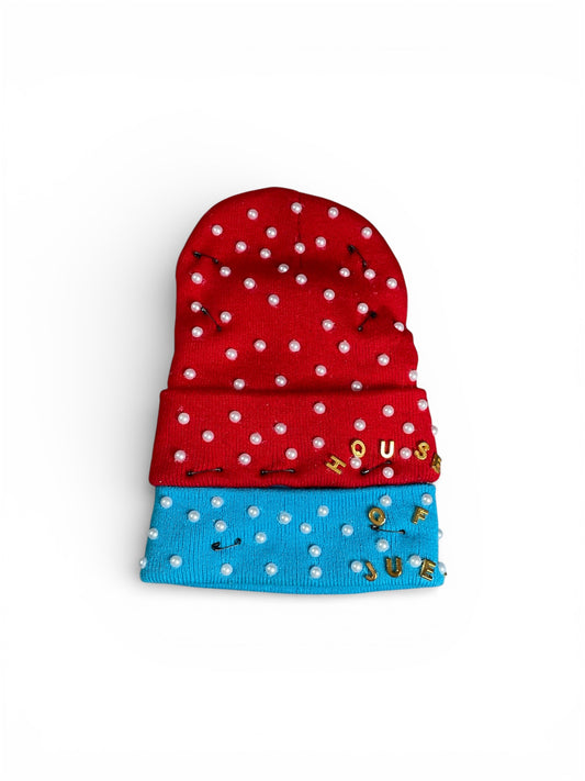 House of Juelz — Double-Layer Beanie (Red)