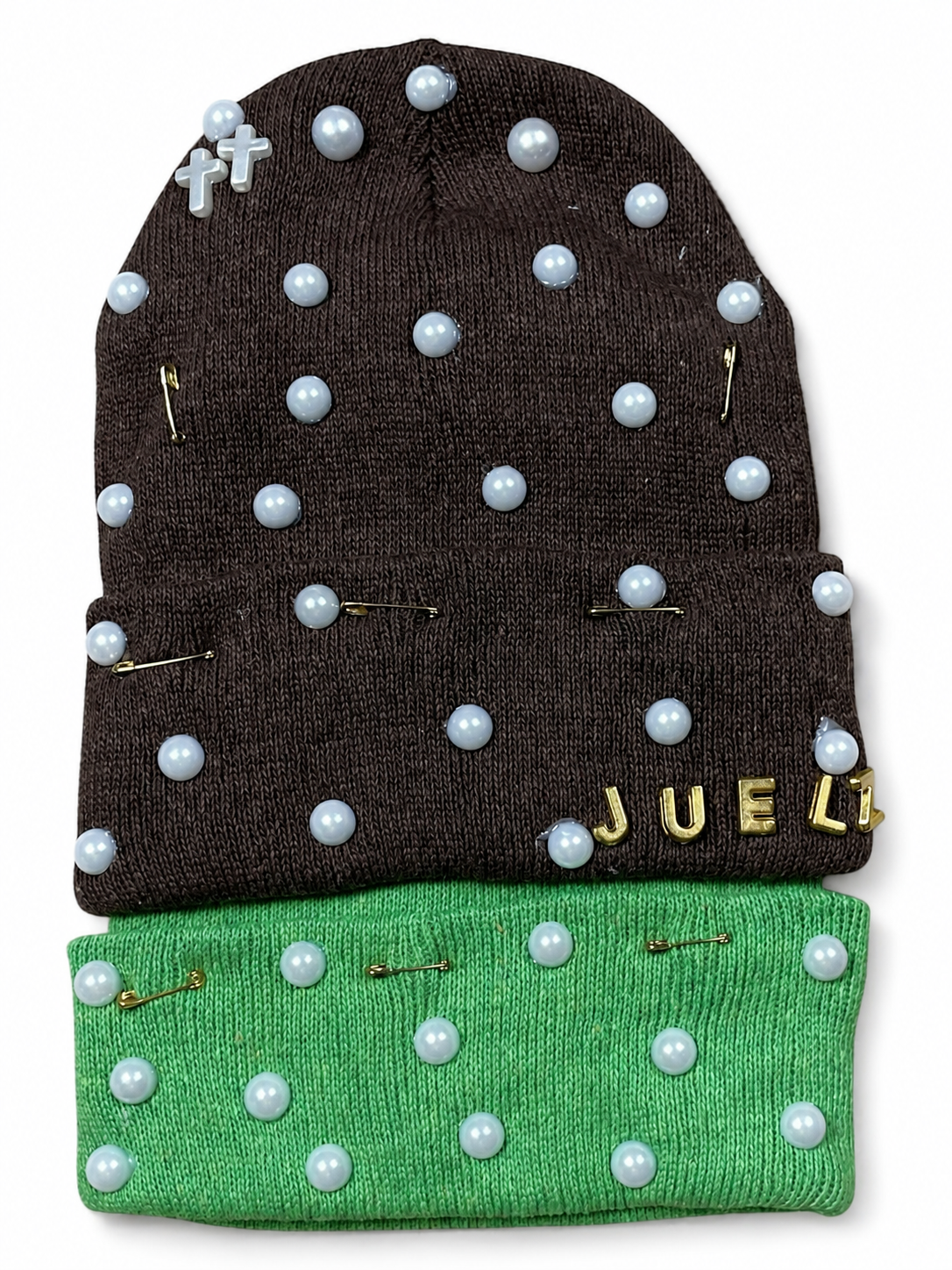Juelz Signature Beanie I in Brown