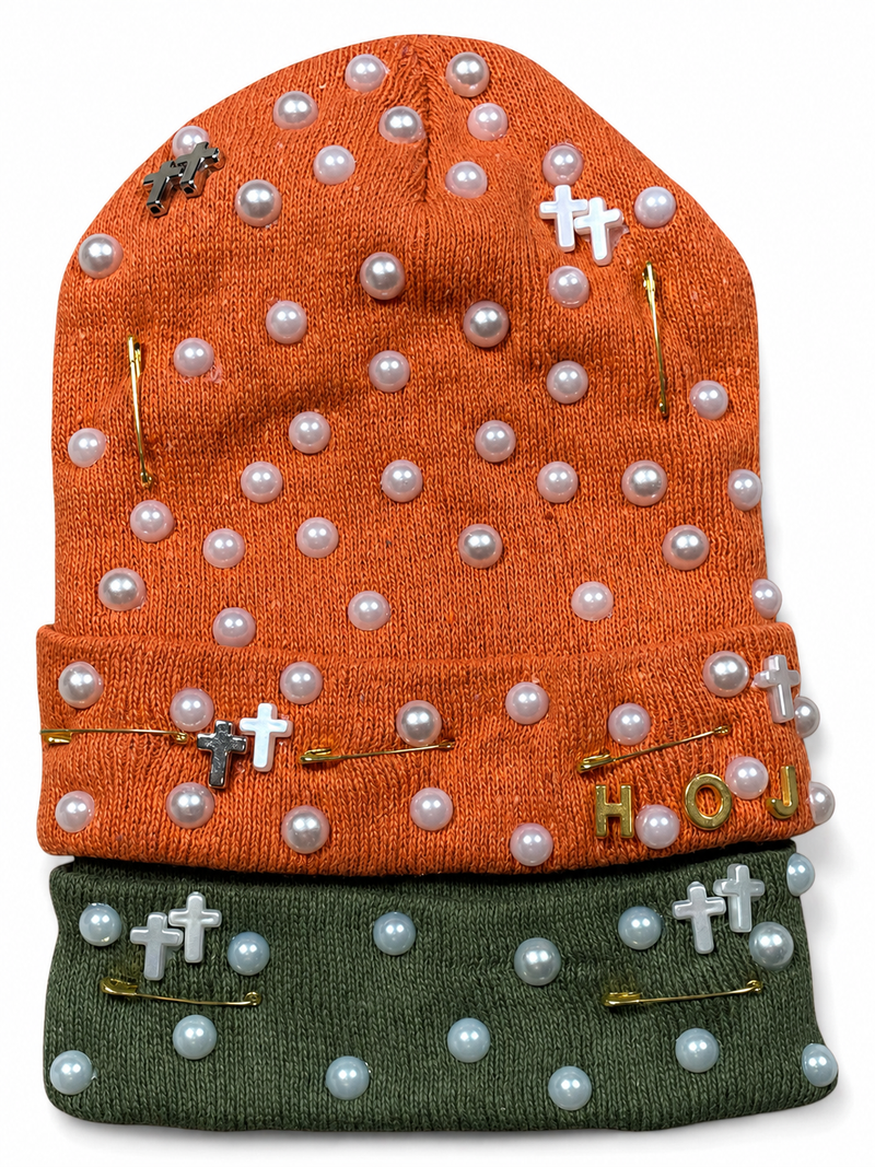HOJ Signature Beanie I in Orange
