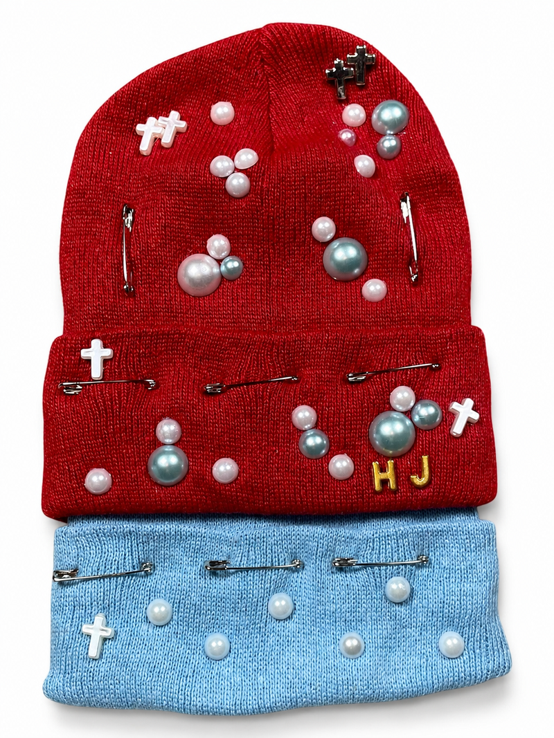 HJ Signature Beanie II in Red