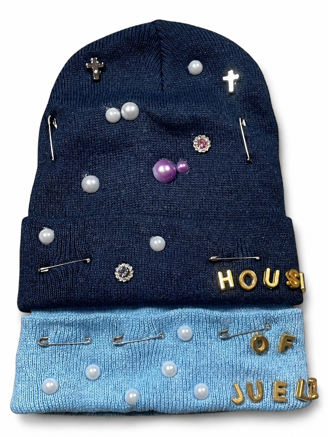 House of Juelz Signature Beanie I in Navy
