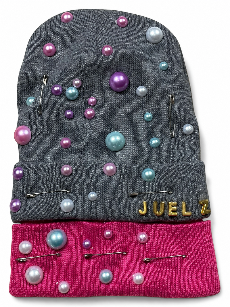 Juelz Signature Beanie II in Gray