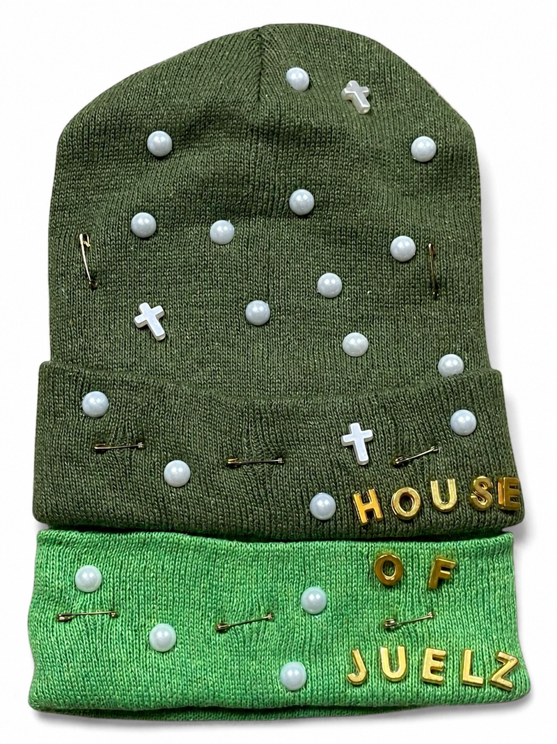 House of Juelz Signature Beanie II in Olive