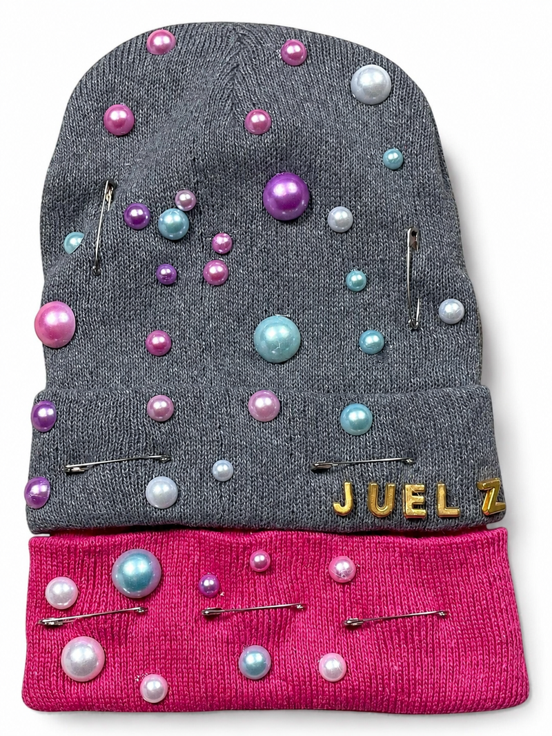 Juelz Signature Beanie III in Gray
